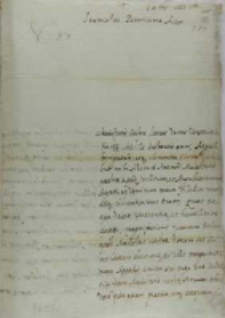 List do kr&oacute;la Zygmunta III, z Madrytu 12.10.1623