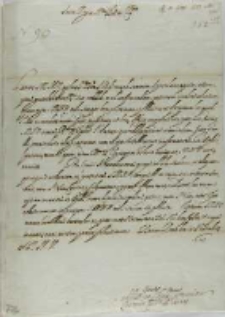 List kardynała de Torres do kr&oacute;la Zygmunta III, z Rzymu 18.11.1623