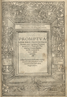 Promptuarium Iuris Provincialis Saxonici, quod Speculum Saxonum vocatur et Municipalis Maideburgen[sis] [...]