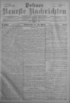 Posener Neueste Nachrichten mit Humoristischer Gratis Beilage 1901.04.20 Nr562