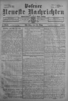 Posener Neueste Nachrichten mit Humoristischer Gratis Beilage 1901.05.14 Nr582
