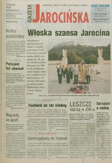 Gazeta Jarocińska 2002.09.27 Nr39(624)