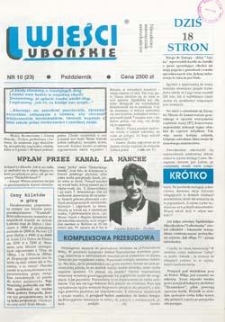 Wieści Lubońskie 1993.10 Nr10(34)