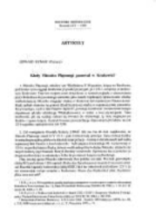 Kiedy Mieszko Plątonogi panował w Krakowie?