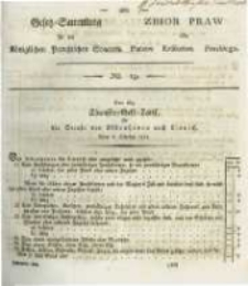 Gesetz-Sammlung f&uuml;r die K&ouml;niglichen Preussischen Staaten. 1824 No19