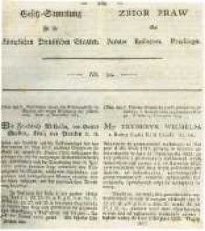 Gesetz-Sammlung f&uuml;r die K&ouml;niglichen Preussischen Staaten. 1824 No20