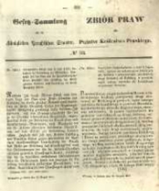Gesetz-Sammlung f&uuml;r die K&ouml;niglichen Preussischen Staaten. 1855.08.25 No33
