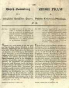 Gesetz-Sammlung f&uuml;r die K&ouml;niglichen Preussischen Staaten. 1855.10.31 No39