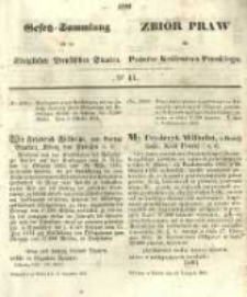 Gesetz-Sammlung f&uuml;r die K&ouml;niglichen Preussischen Staaten. 1855.11.13 No41