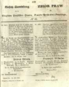 Gesetz-Sammlung f&uuml;r die K&ouml;niglichen Preussischen Staaten. 1855.11.19 No42