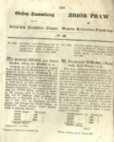 Gesetz-Sammlung f&uuml;r die K&ouml;niglichen Preussischen Staaten. 1855.12.24 No46