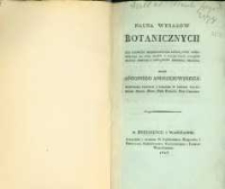 Nauka wyrazów botanicznych dla łatwości determinowania roślin, czyli zastosowania do nich opisów z naylepszych autorów krotko zebrana i porządkiem abecadła ułożona