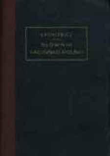Nowy słownik podręczny łacińsko-polski