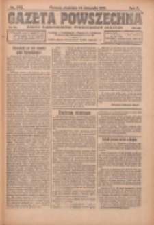 Gazeta Powszechna: organ Zjednoczenia Producent&oacute;w Rolnych 1921.11.13 R.2 Nr243