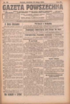 Gazeta Powszechna: organ Zjednoczenia Producent&oacute;w Rolnych 1923.02.25 R.4 Nr45