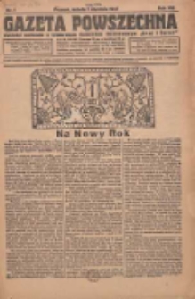 Gazeta Powszechna 1927.01.01 R.8 Nr1