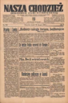 Nasza Chodzież: organ poświęcony obronie interes&oacute;w narodowych na zachodnich ziemiach Polski 1935.08.14 R.6 Nr186