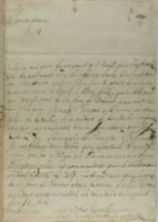 List Goltza do Jana Sebastiana Szembeka