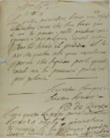 List P. Kurakina do Jana Sebastiana Szembeka
