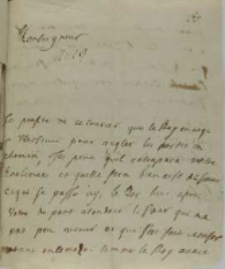 List Debrossea do Jana Sebastiana Szembeka