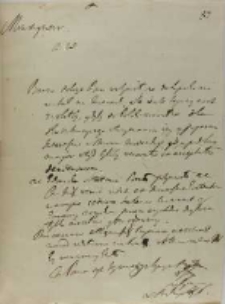 List biskupa kujawskiego do Jana Sebastiana Szembeka