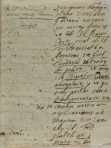 List Rzewuskiego do Jana Sebastiana Szembeka