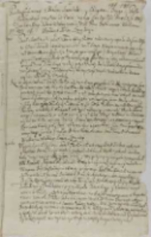 Punkta conferencyi z kr&oacute;lem szwedzkim y ablegatami onego y posła moskiewskiego przystane od naiasnieyszego cara przez Dołhorukiego jaśnie wielmożnemu panu hetmanowi wielkiemu Wielkiego Księstwa Litewskiego