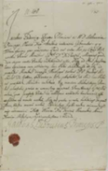 Pełnomocnictwa królewicza Jakuba Ludwika Sobieskiego dla Jana Michała Ketten na rozmowy z Patkulem 10.09.1702