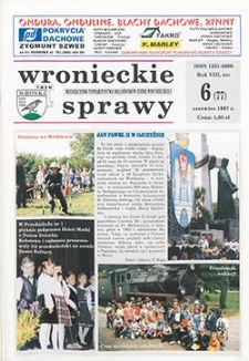 Wronieckie Sprawy 1997.06 R.8 Nr6(77)
