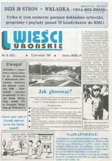 Wieści Lubońskie 1994.06 Nr6(42)