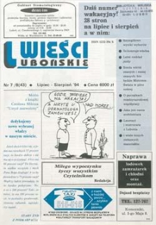 Wieści Lubońskie 1994.07-08 Nr7/8(43)