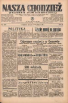 Nasza Chodzież: organ poświęcony obronie interesów narodowych na zachodnich ziemiach Polski 1935.09.07 R.6 Nr206