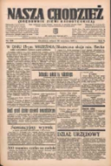 Nasza Chodzież: organ poświęcony obronie interesów narodowych na zachodnich ziemiach Polski 1935.09.10 R.6 Nr208