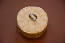 Pierścień wykonany dla upamiętnienia jubileuszu 50-lecia działalności literackiej J&oacute;zefa Ignacego Kraszewskiego