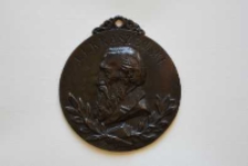 Medalion odlany w roku śmierci Józefa Ignacego Kraszewskiego