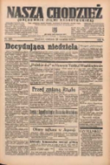 Nasza Chodzież: organ poświęcony obronie interesów narodowych na zachodnich ziemiach Polski 1935.09.29 R.6 Nr225