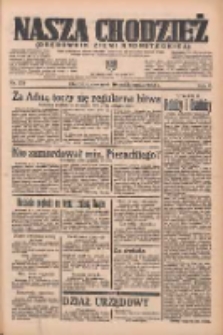 Nasza Chodzież: organ poświęcony obronie interesów narodowych na zachodnich ziemiach Polski 1935.10.10 R.6 Nr234