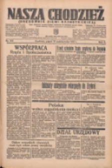 Nasza Chodzież: organ poświęcony obronie interesów narodowych na zachodnich ziemiach Polski 1935.10.18 R.6 Nr241