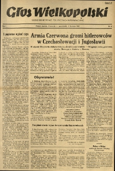 Głos Wielkopolski. 1945.04.08-09 R.1 nr44