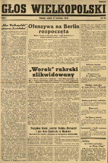 Głos Wielkopolski. 1945.04.21 R.1 nr55
