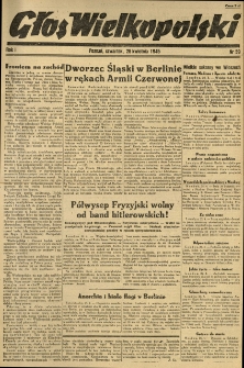 Głos Wielkopolski. 1945.04.26 R.1 nr59