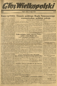 Głos Wielkopolski. 1945.05.30 R.1 nr91