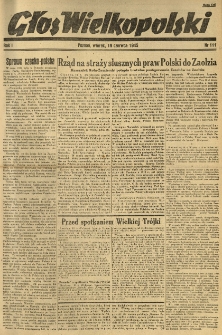 Głos Wielkopolski. 1945.06.19 R.1 nr111