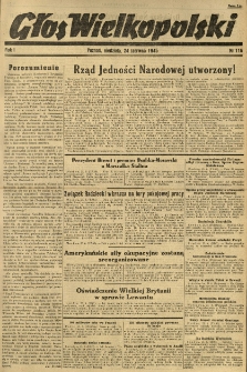 Głos Wielkopolski. 1945.06.24 R.1 nr116