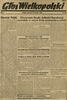 Głos Wielkopolski. 1945.06.28 R.1 nr120