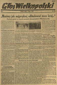 Głos Wielkopolski. 1945.07.06 R.1 nr128