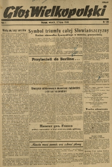 Głos Wielkopolski. 1945.07.17 R.1 nr139