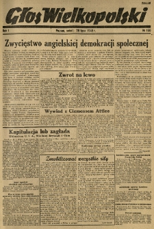 Głos Wielkopolski. 1945.07.28 R.1 nr150
