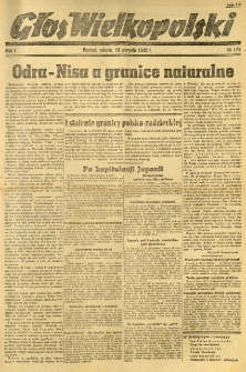 Głos Wielkopolski. 1945.08.18 R.1 nr171