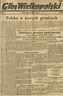 Głos Wielkopolski. 1945.08.22 R.1 nr175